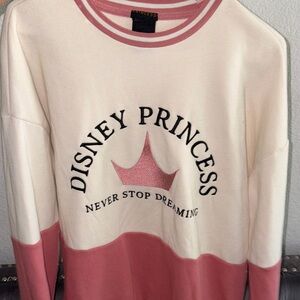 Disney Princess Pink and Cream Pullover